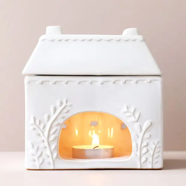 Wax Warmers - White Ceramic House