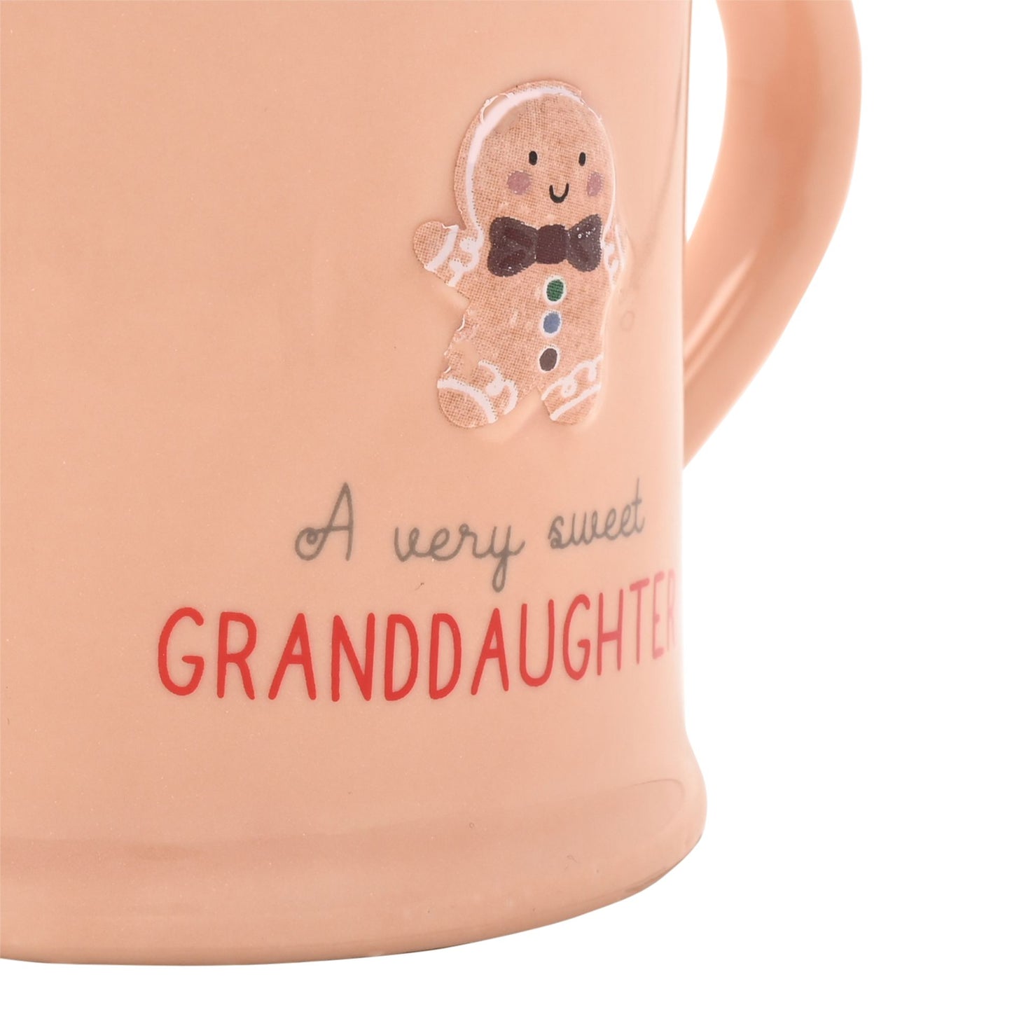 Christmas Embossed Mug - Granddaughter