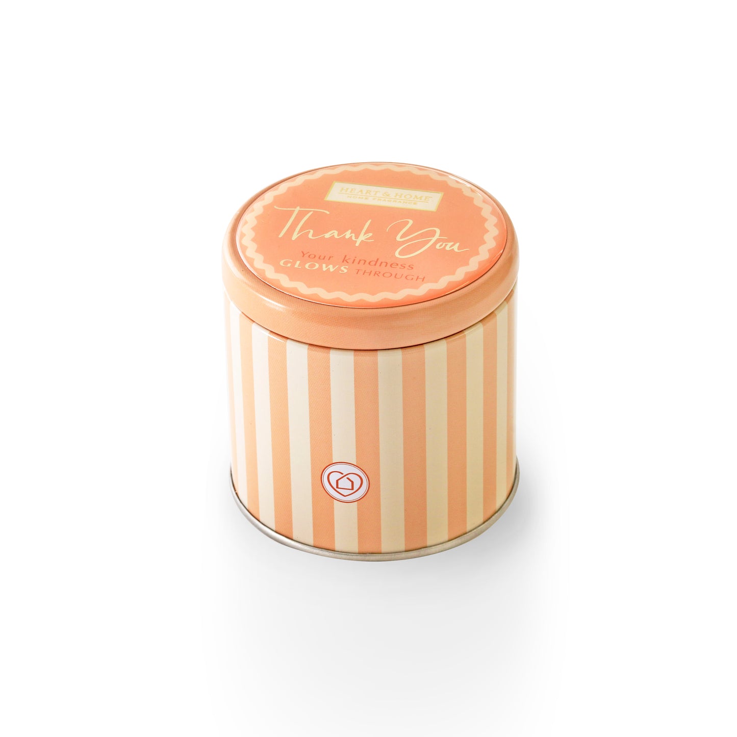 Heart & Home Tin Candle
