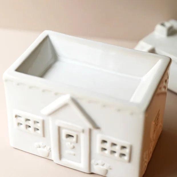 Wax Warmers - White Ceramic House