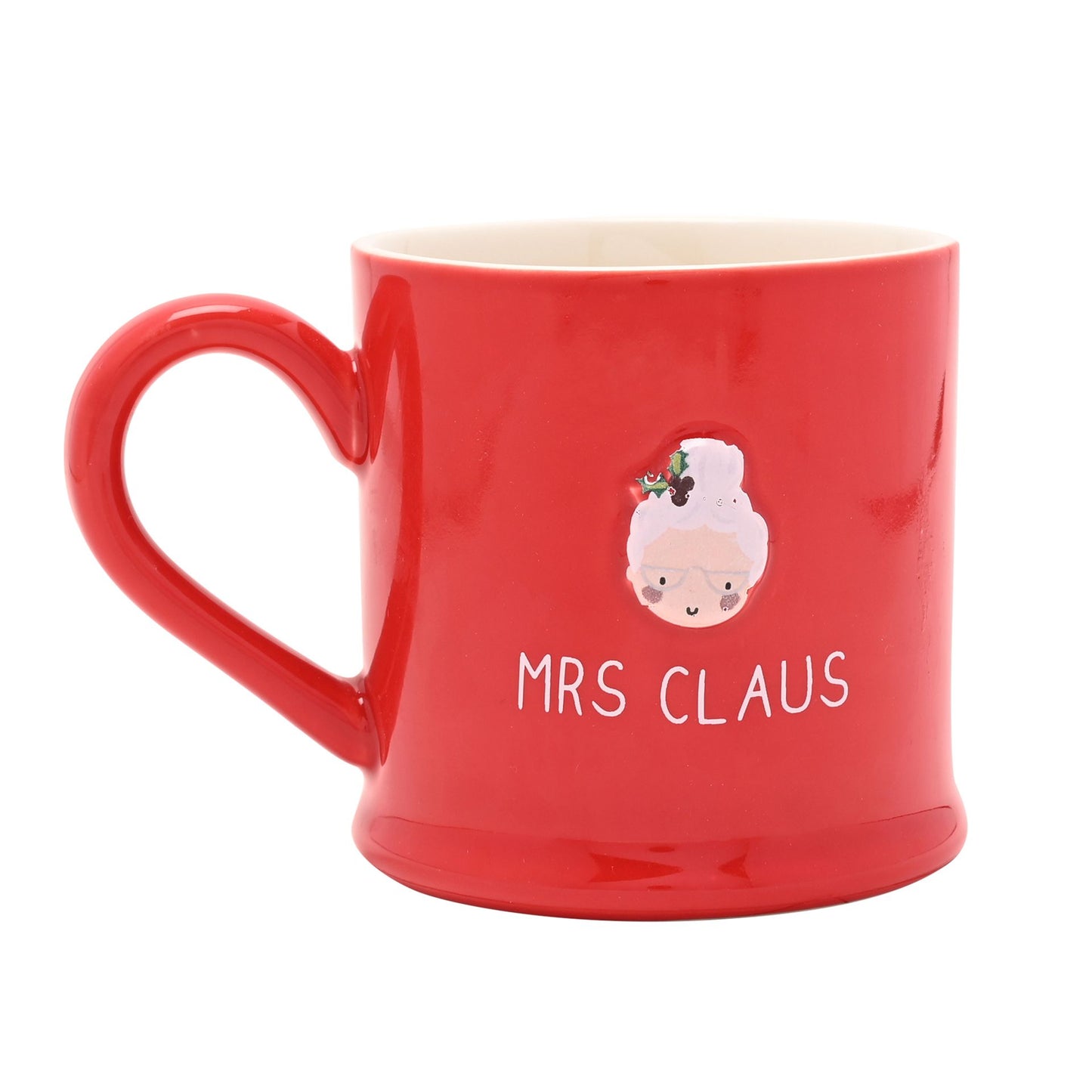 Christmas Embossed Mug - Mrs Claus