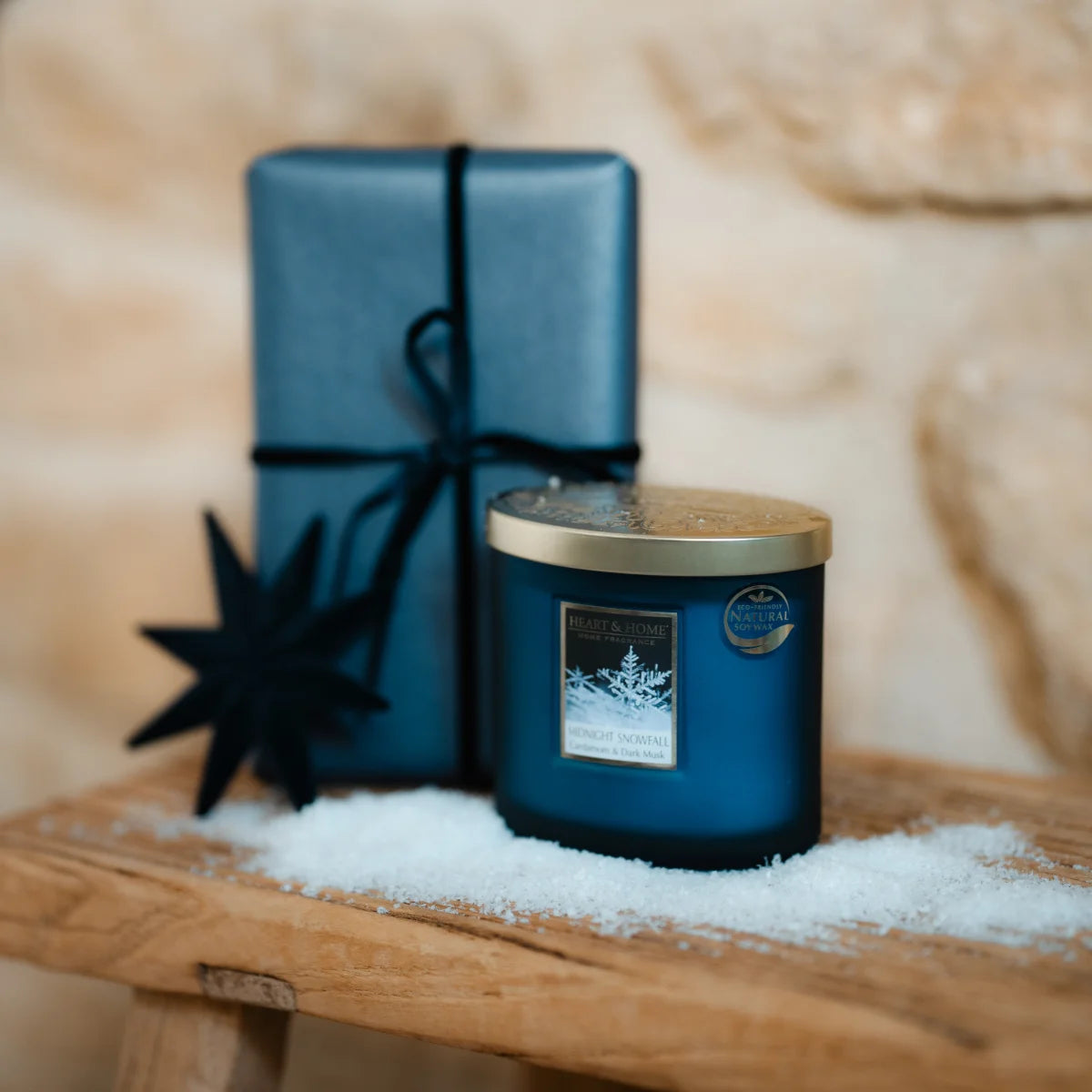Twin Wick Soy Candle - Midnight Snowfall