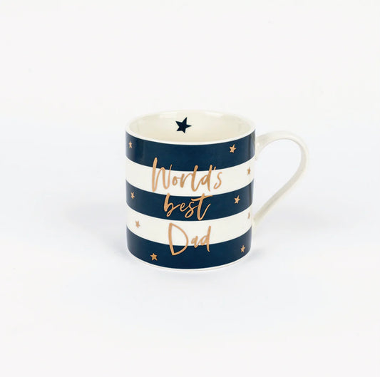 Belly Button Designs China Mug - Worlds Best Dad