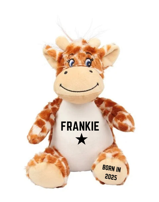 Personalised Mini Animals - Giraffe