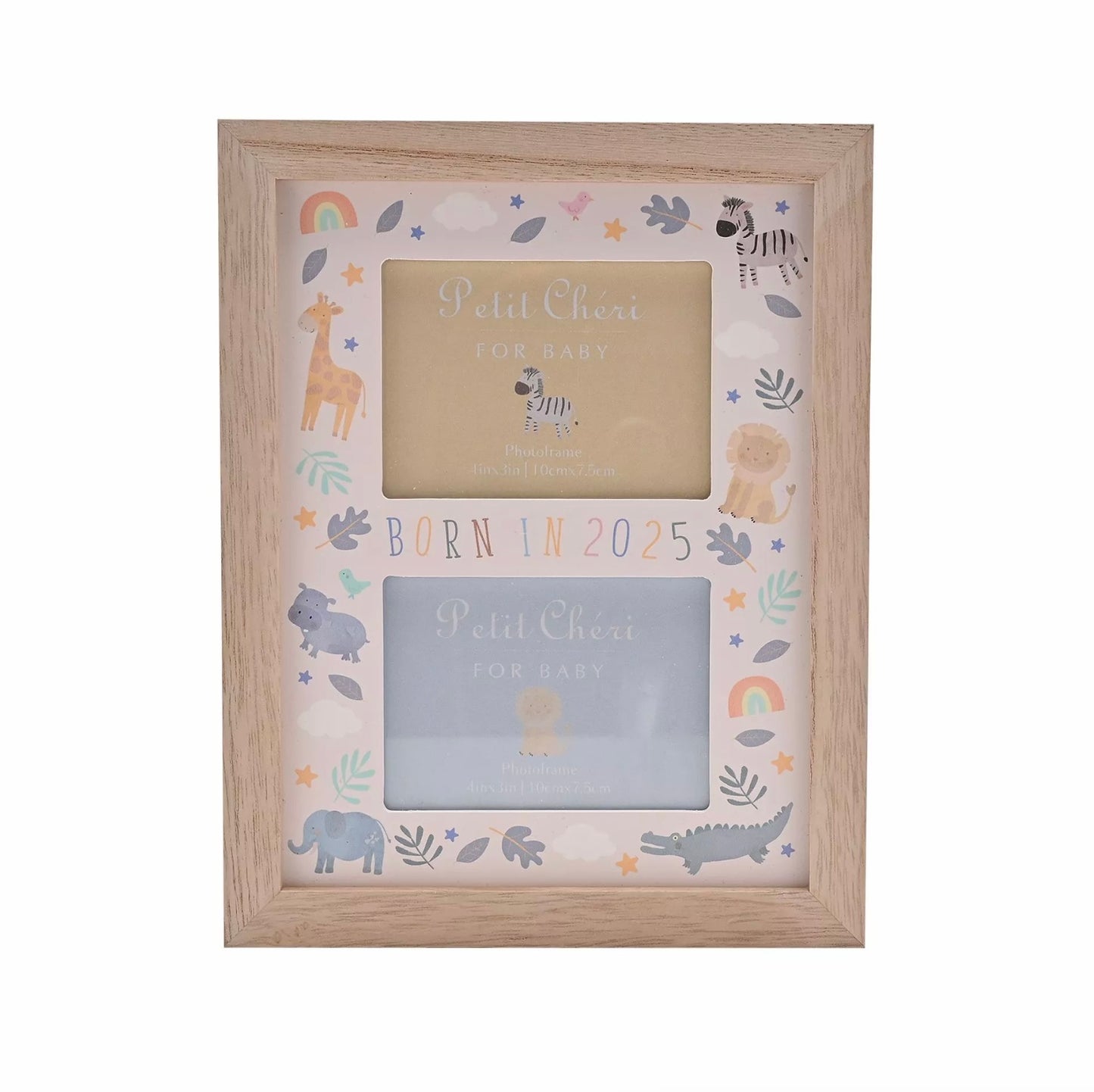 Petit Cheri - Born In 2025 Double Frame