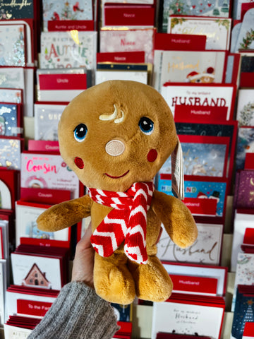 Keeleco - 20cm Christmas Beanie Pals - Gingerbread Man