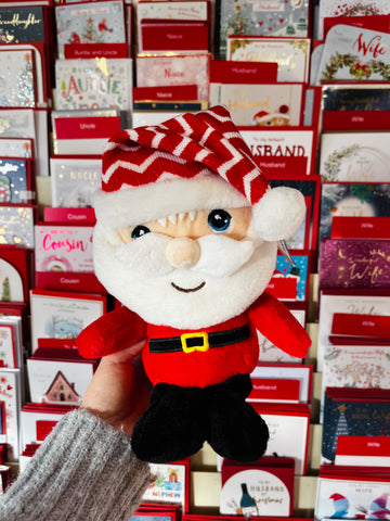 Keeleco - 20cm Christmas Beanie Pals - Santa