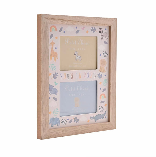 Petit Cheri - Born In 2025 Double Frame