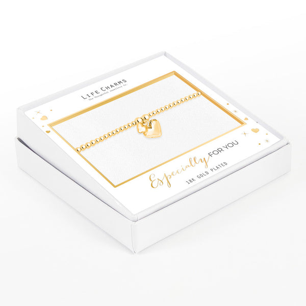 Gold Heart Bracelet