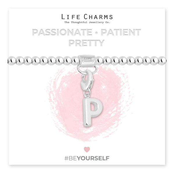 Initial Charm Bracelet - P