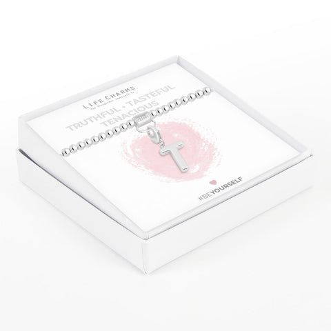 Initial Charm Bracelet - T
