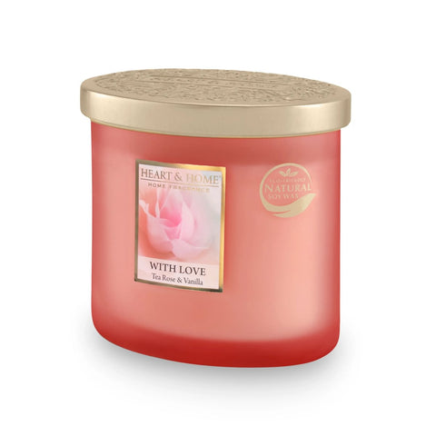 Heart & Home - With Love - Twin Wick Candle