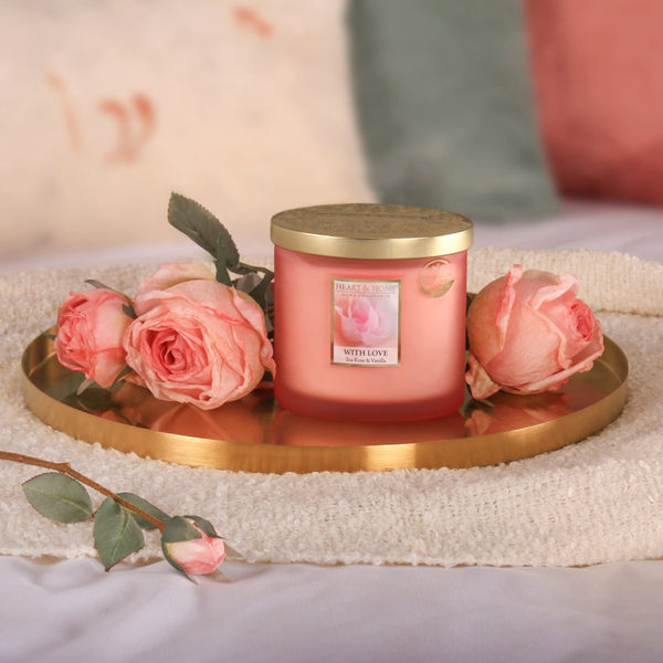 Heart & Home - With Love - Twin Wick Candle