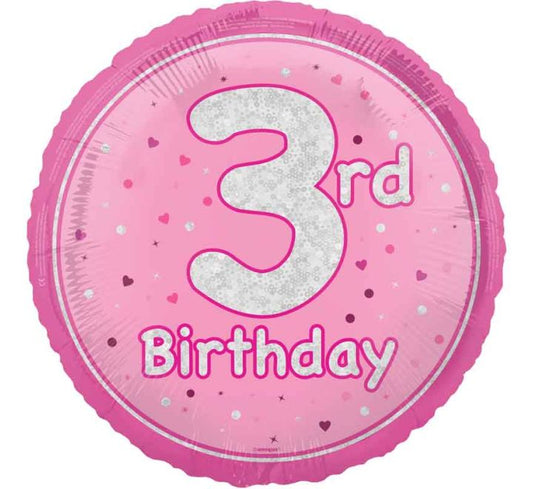 18” Balloon - Unique - 3rd Girls