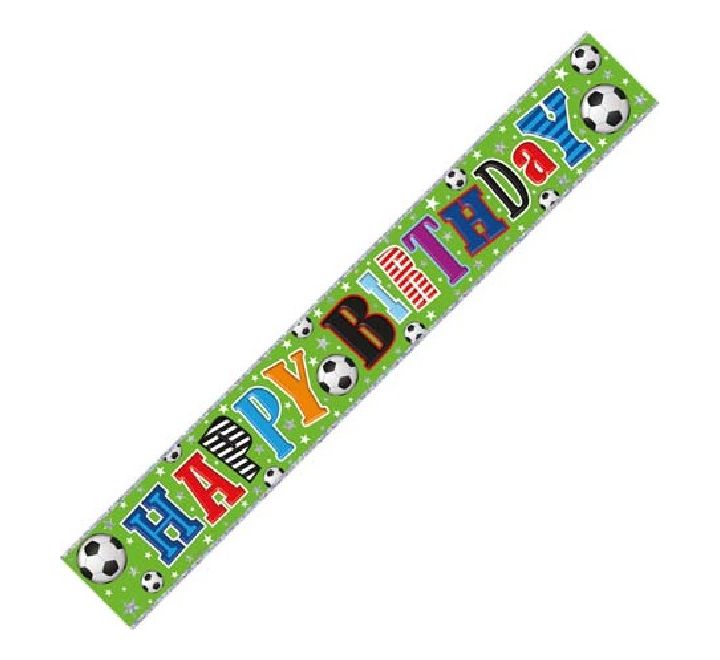 Simon Elvin - 9ft Football Birthday Banner