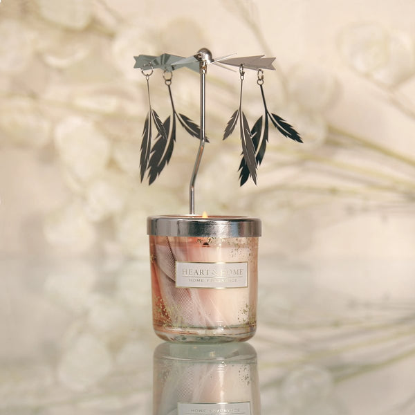 Heart & Home - Angel Touch - Mini Candle And Carousel Gift Set