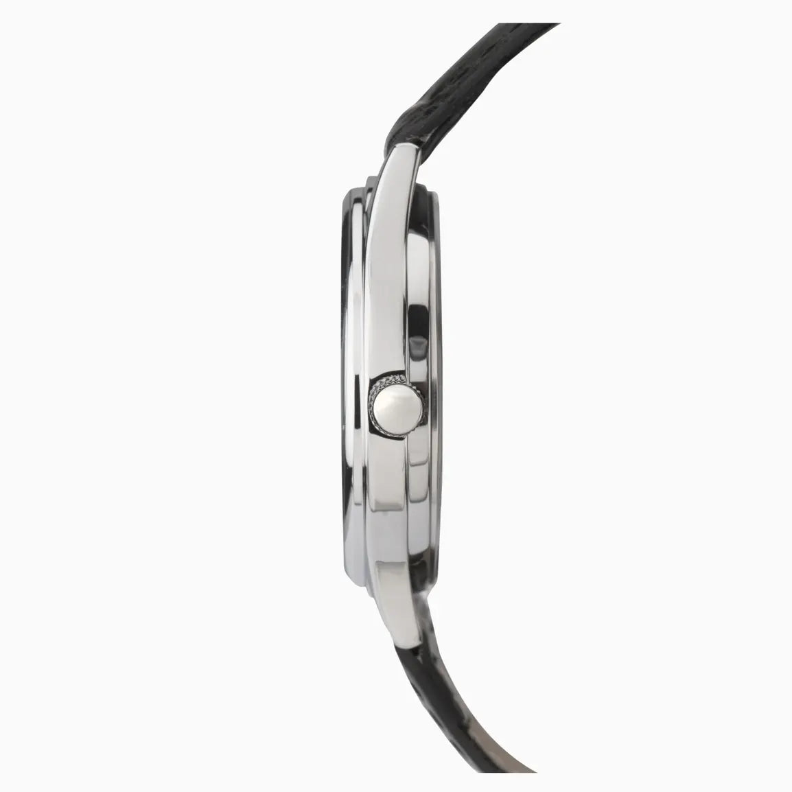 Sekonda Easy Reader Men's Watch | Silver Case & Leather Upper Strap with White Dial