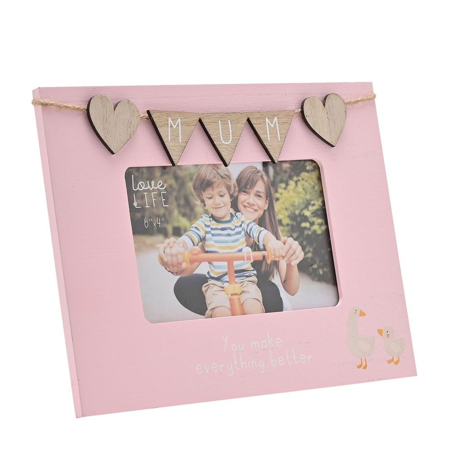 Love Life Frame With Bunting - Mum