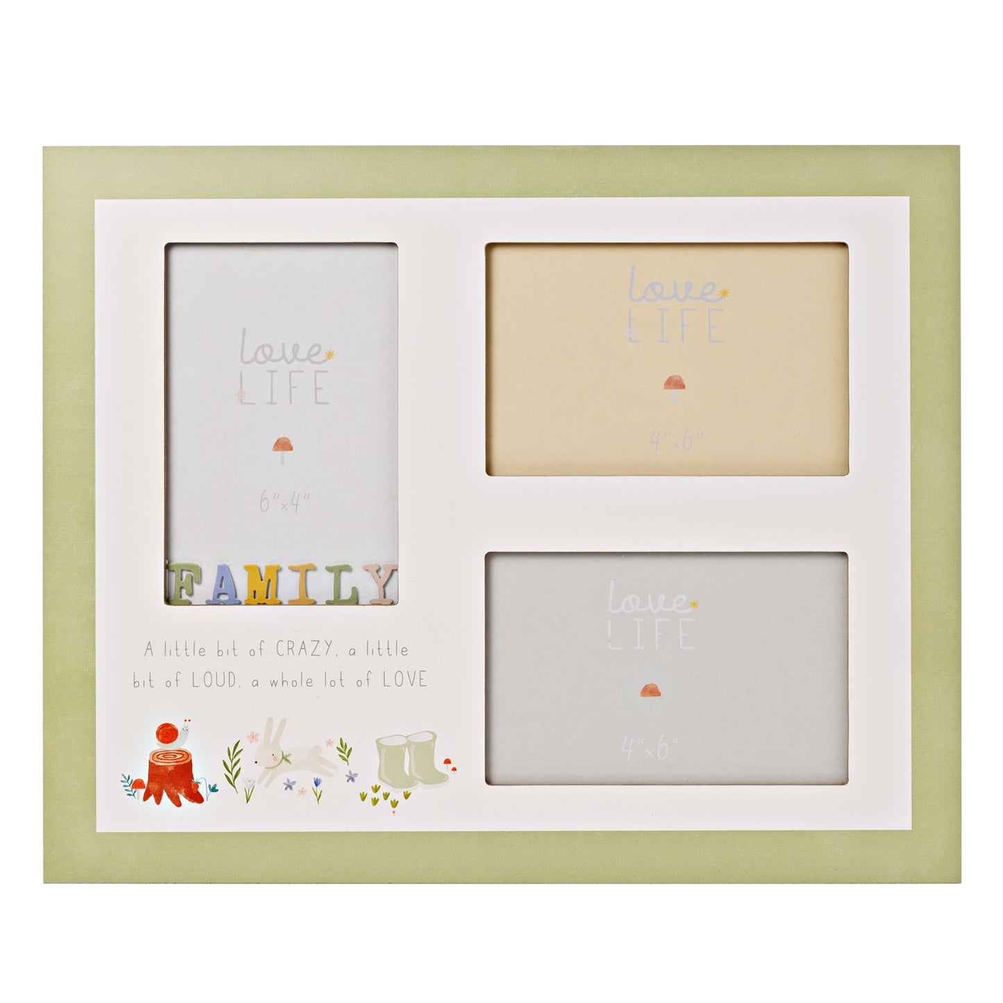 Love Life Aperture Collage Frame - Family