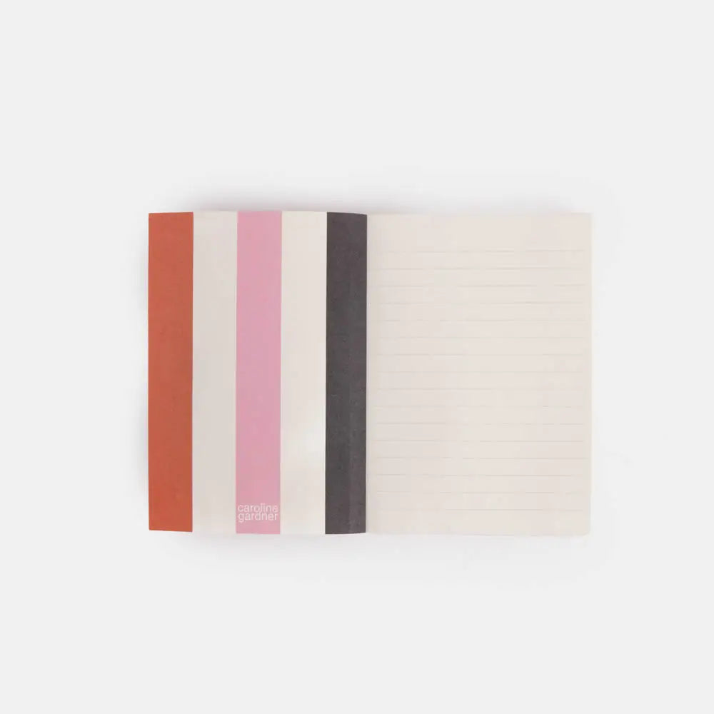 Caroline Gardner Small Chunky Notebook - Pale Pink Dotty
