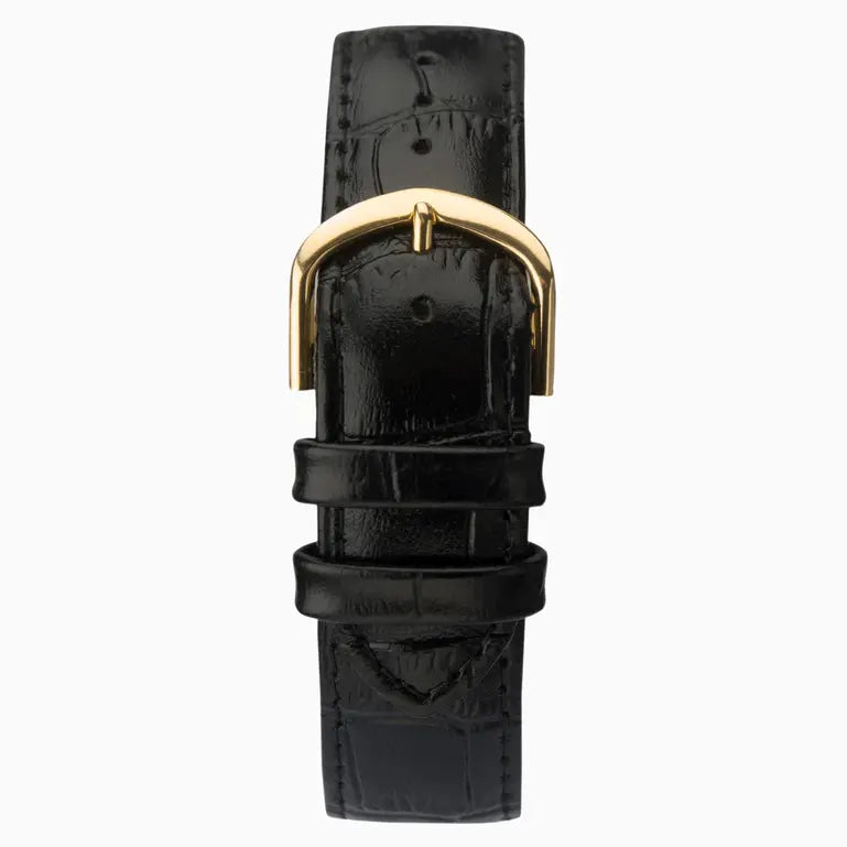 Sekonda Easy Reader Men's Watch | Gold Case & Leather Upper Strap with White Dial