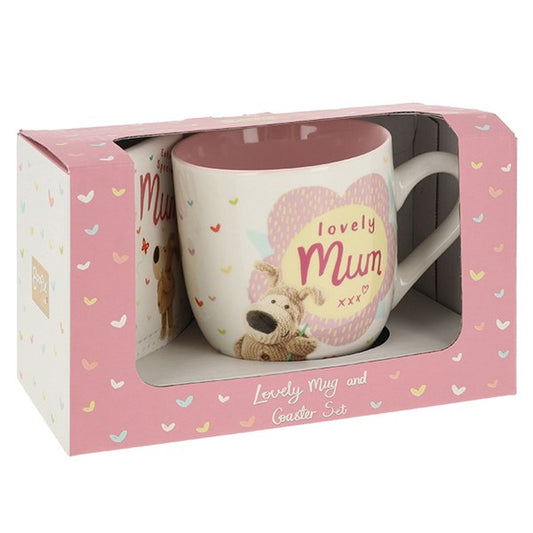 Boofle Female Mug & Coaster Gift Set - Mummy