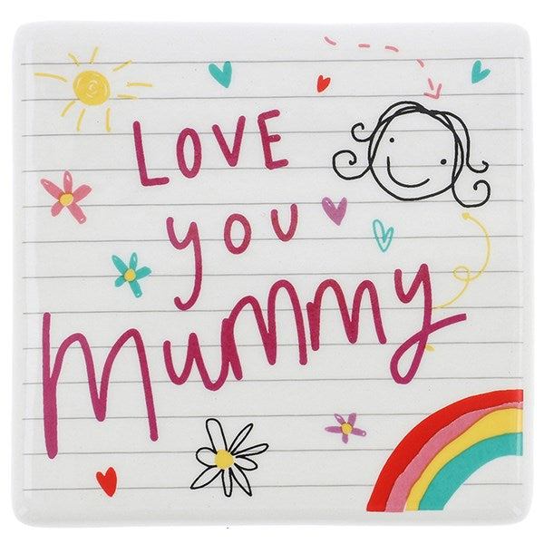 School Book Coaster - Mummy