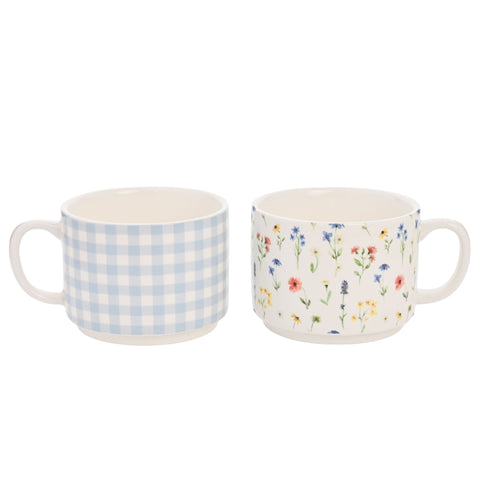 Set Of Two Stacking Cups