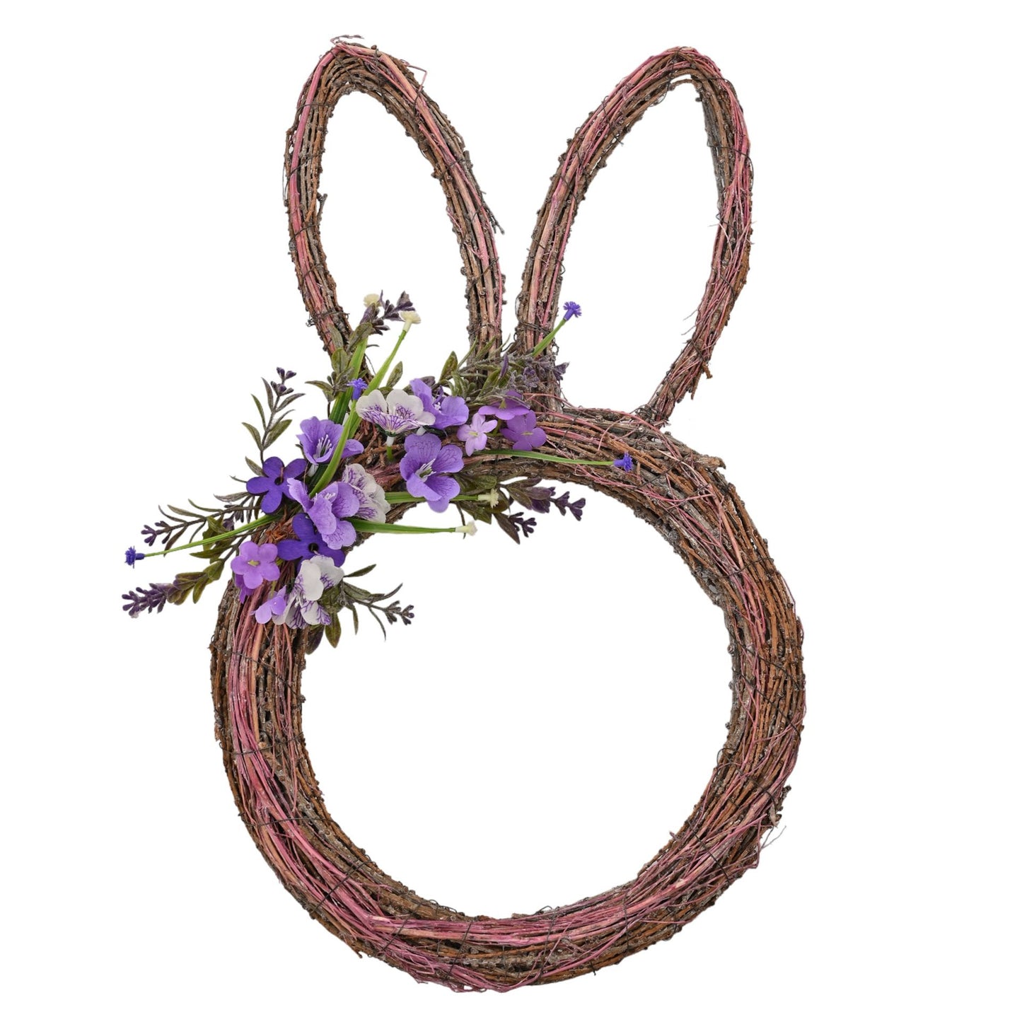 Purple Bunny Ears Wreath