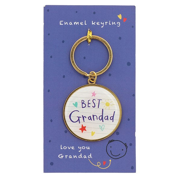 School Book Keyring - Grandad