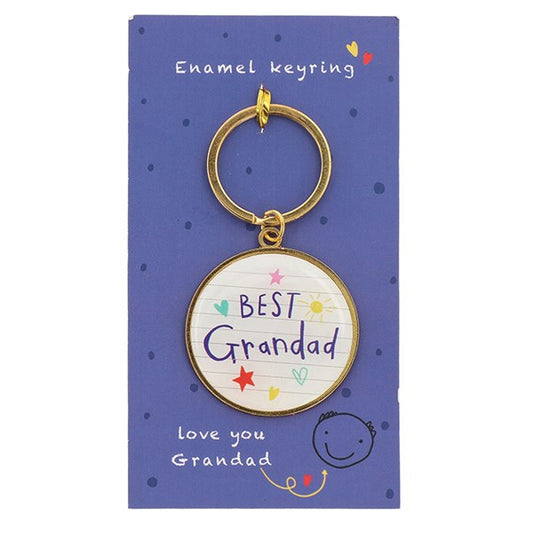 School Book Keyring - Grandad