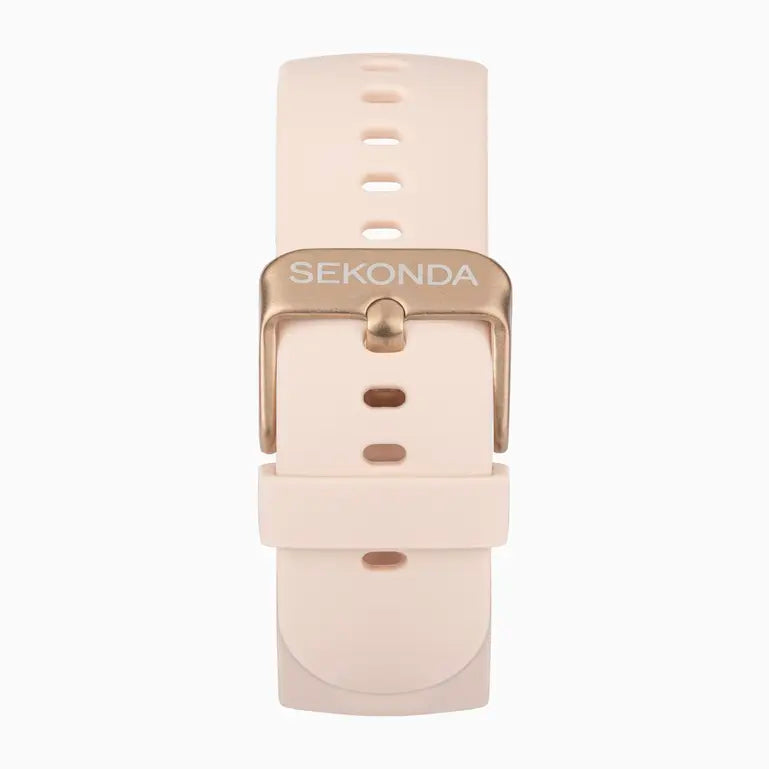 Sekonda Motion Plus Smart Watch | Rose Gold Alloy Case & Pink Silicone Strap