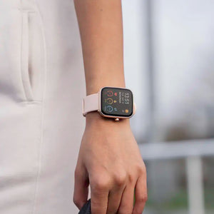 Sekonda Motion Plus Smart Watch | Rose Gold Alloy Case & Pink Silicone Strap