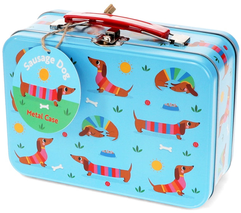 Sausage Dog Metal Tin