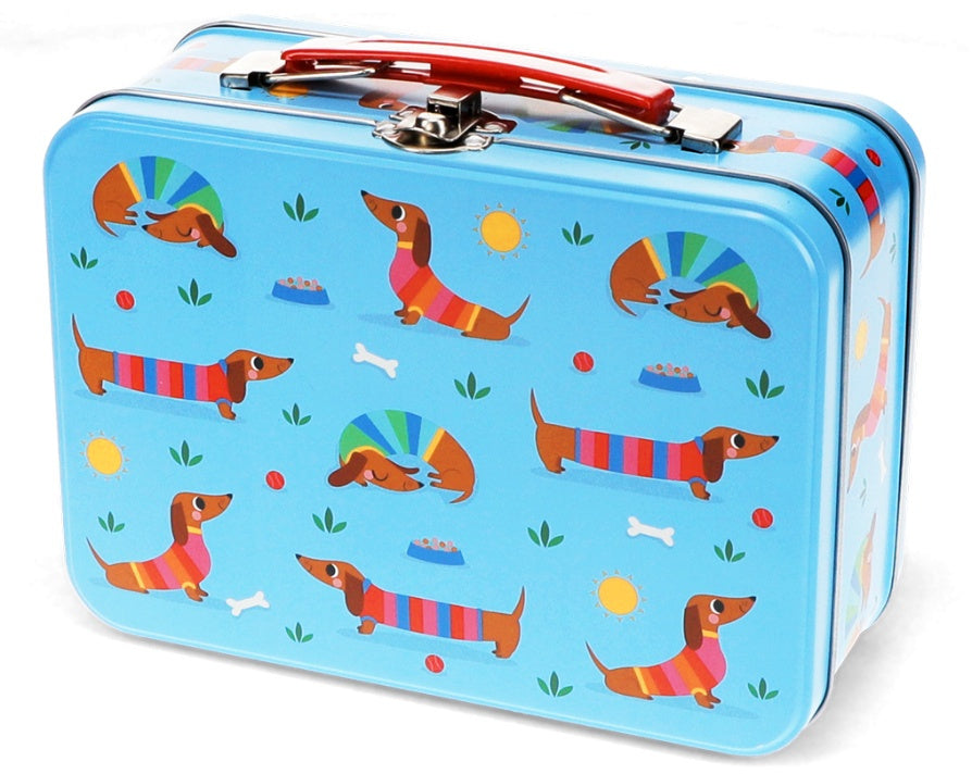 Sausage Dog Metal Tin