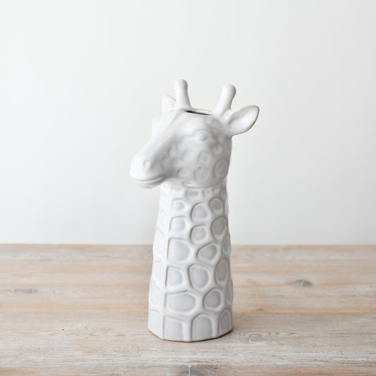 Porcelain Giraffe Vase