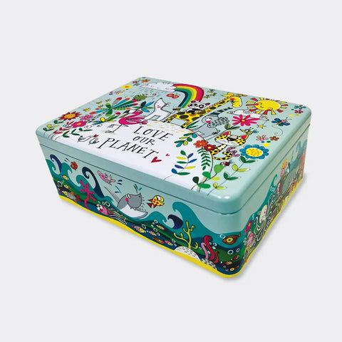 Hinged Tins - Love Our Planet