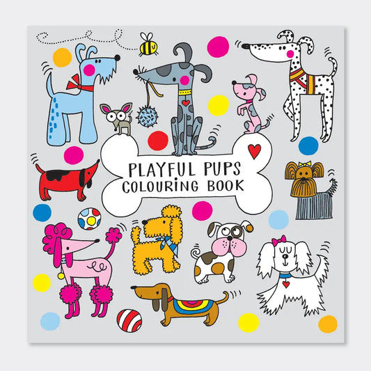 Colouring Books - Playful Pups