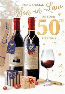 Son in Law 50th - Words n Wishes