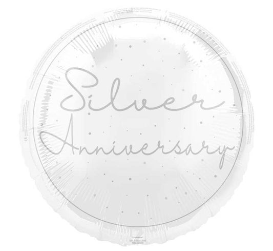 18” Balloon - Unique - 25th Anniversary