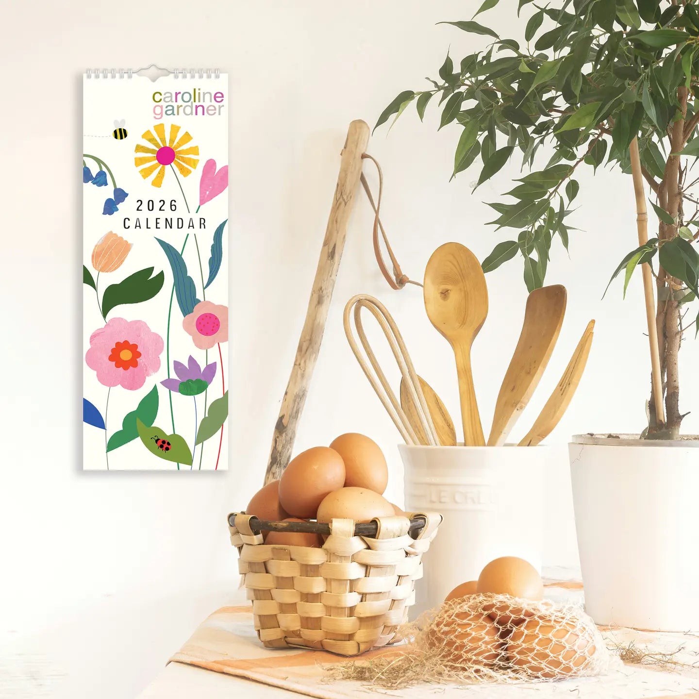 Caroline Gardner Posie Slim 2026 Calendar