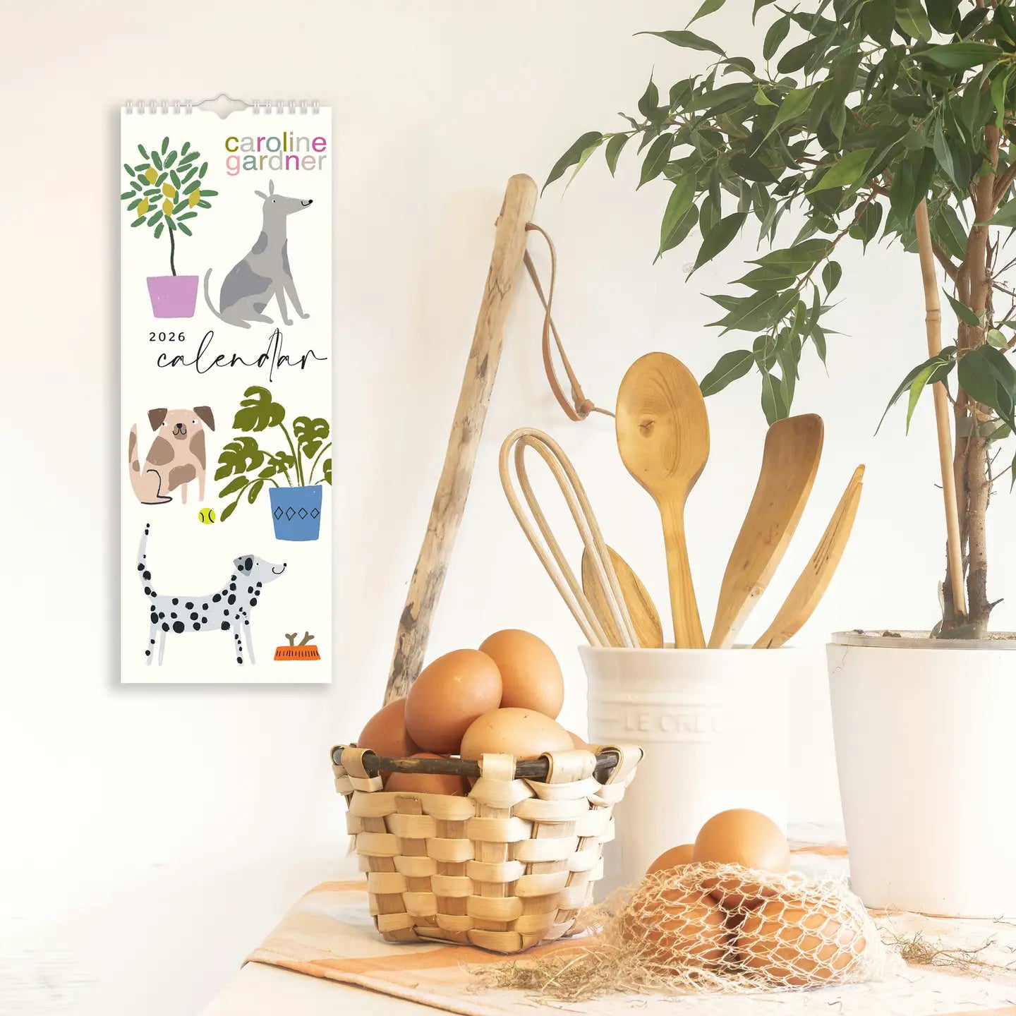 Caroline Gardner Dogs Slim 2026 Calendar