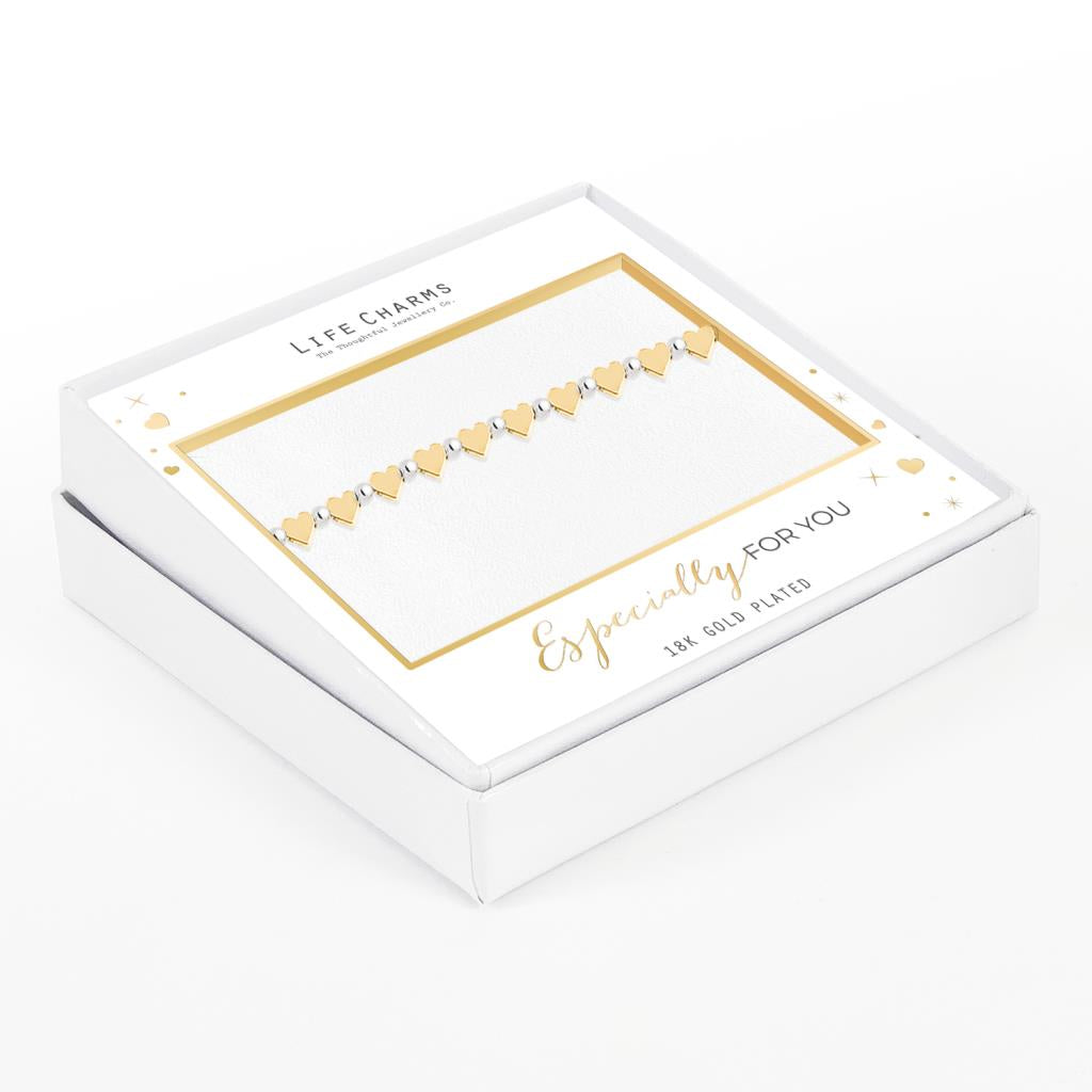 Gold Heart Bracelet