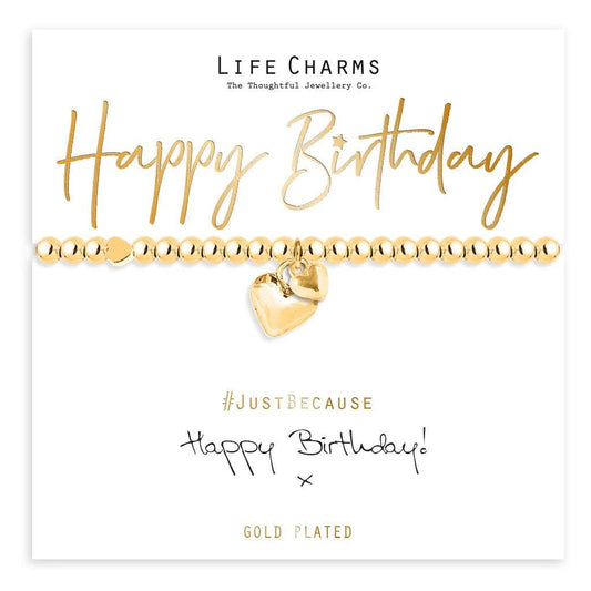 Happy Birthday Bracelet - Gold