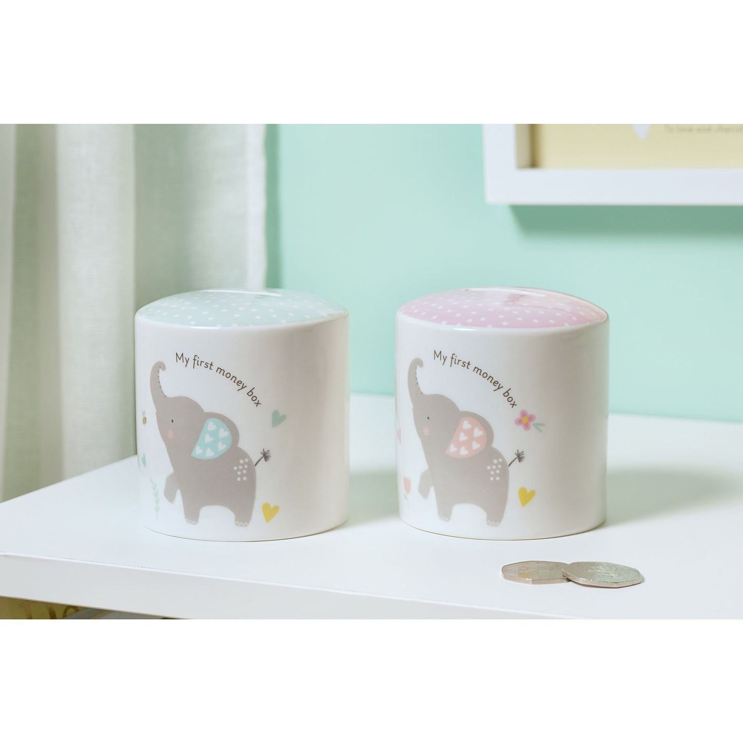 Hello Baby Money Box - Girl