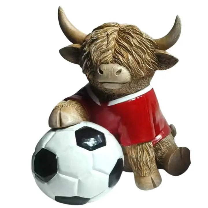 Football Highland Cow