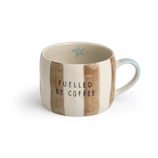 Belly Button Designs - Fuelled By Coffee Stoneware Mug