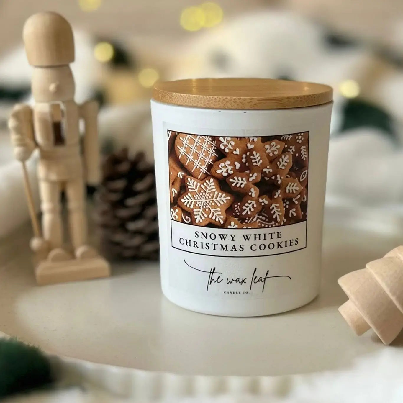 Wax Leaf - Jar Soy Candle - Christmas Cookies