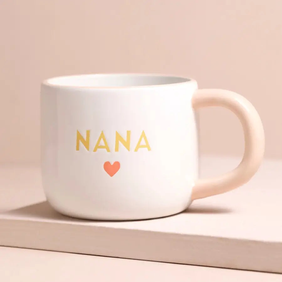 Ceramic Heart Mug - Nana