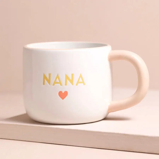 Ceramic Heart Mug - Nana